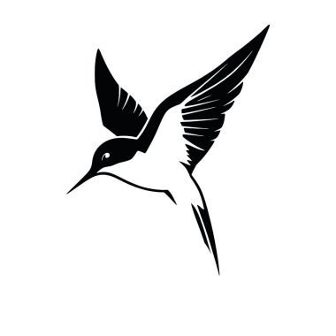 kuş logo vektör şablonu tasarımı