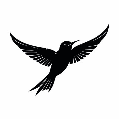 Beyaz arka plan üzerinde güvercin simgesi