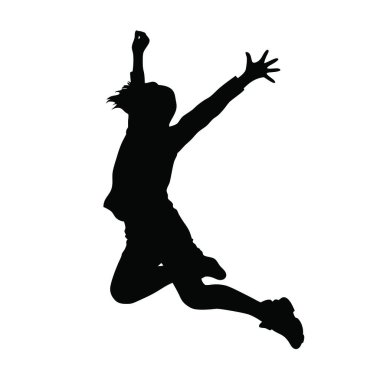 Bir kızın silueti..