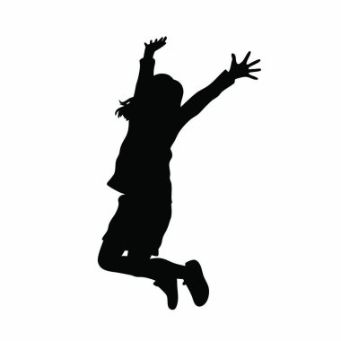 Bir çocuğun silueti