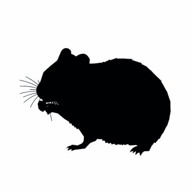 siyah fare silueti
