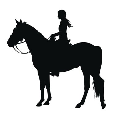 Siyahlı kadın silueti