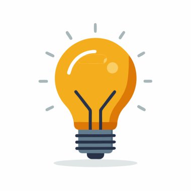 Fikirli ampul ışığı