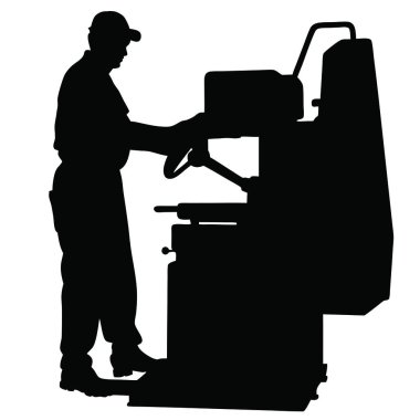 adam beyaz zemin üzerine siluet vektör.