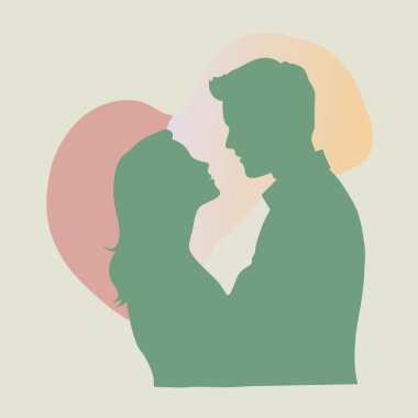 Aşıkların vektör çizimi.