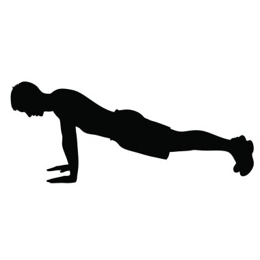 bir genç kızın beyaz zemin üzerine siluet.