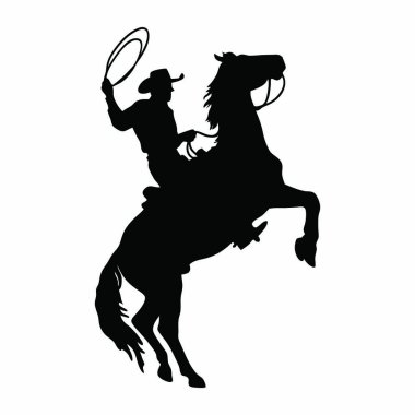 At siluetinin vektör görüntüsü