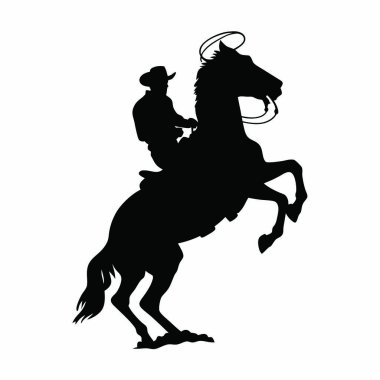 Beyaz arka planda bir adamın vektör silueti