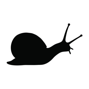 Salyangoz ikonu. düz dizayn biçimi 10