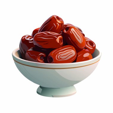 Beyaz arkaplanda bir kase kırmızı sos