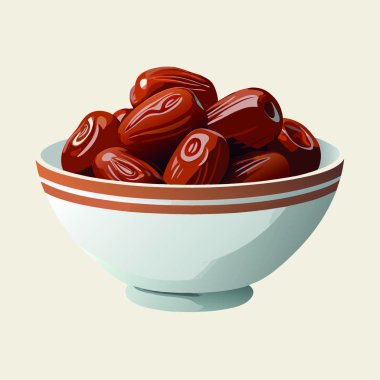 Masanın arkasında bir kase taze kırmızı kiraz var.