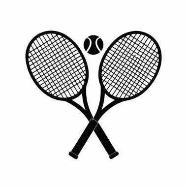 tenis raketi ve top simgesi