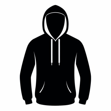 Kapüşonlunun vektör çizimi