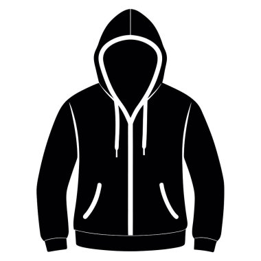 kapüşonlu siyah kazak