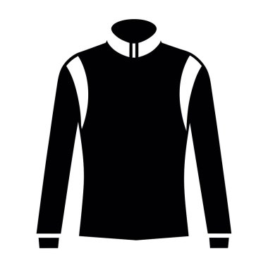 Spor ceket simgesi beyaz arka plan üzerinde