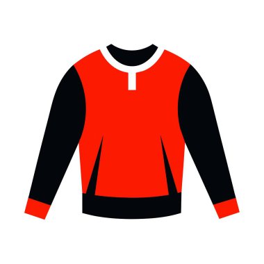 kırmızı tişört simgesi, düz tasarım biçimi