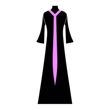 Kadın elbise vektörü çizimi.