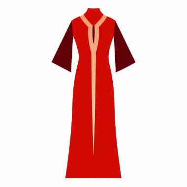 Geleneksel Çin elbise vektörü çizimi