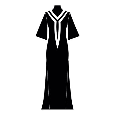 vector illustration of a female dress