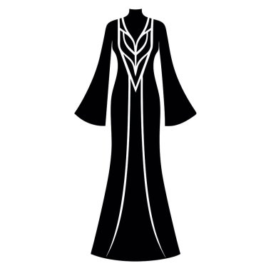 Kadın gelinin silueti