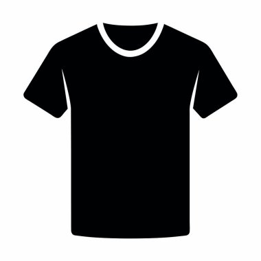 Boş t-shirt şablonu. vektör illüstrasyonu