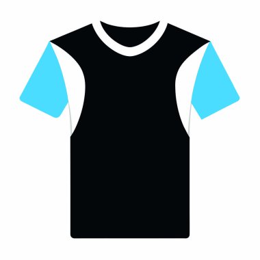 T-shirt şablonu tasarımı. vektör