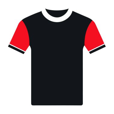 Gömlek tasarımı, gömlek ikonu. vektör illüstrasyonu