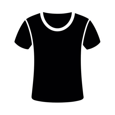 boş siyah t-shirt şablonu.