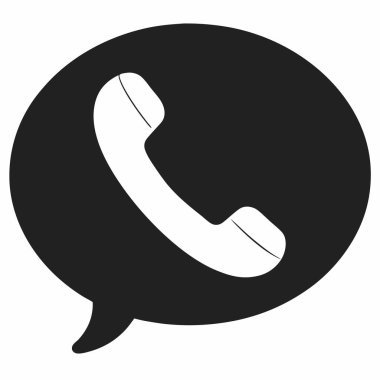 - Telefon. Web simgesi basit tasarım
