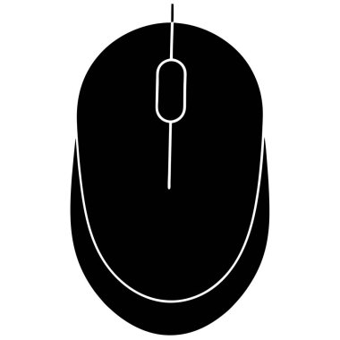 fare düz simgesi, vektör çizim