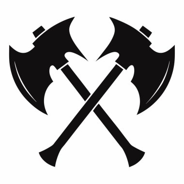 Balta vektör simgesi. biçim düz sembol, siyah renk, yuvarlak açılar, beyaz arkaplan