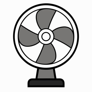 fan simgesi vektör illüstrasyon tasarımı