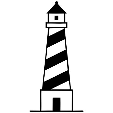 Deniz feneri simgesi, basit tarzı