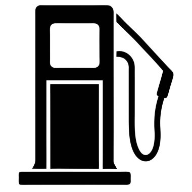benzin istasyonu simgesi, vektör illüstrasyon tasarımı