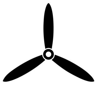 Siyah beyaz bir pervane resmi