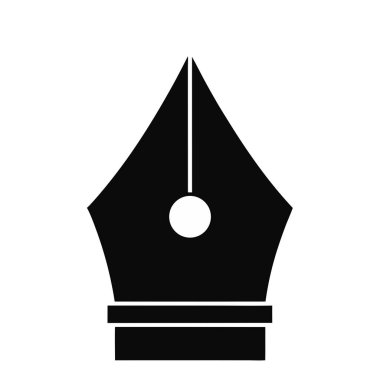 Beyaz arkaplanı olan bir dolmakalem.