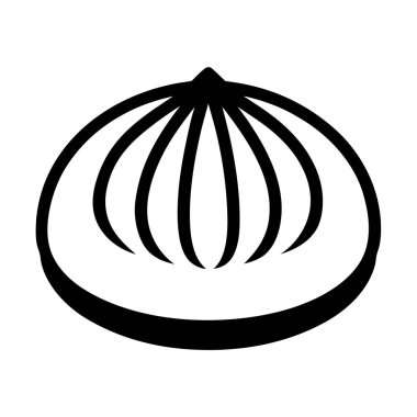 bir siyah beyaz soğan simgesi