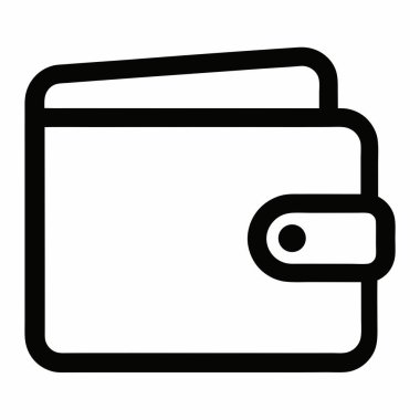 Üzerinde düğme olan bir cüzdan.