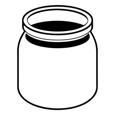 bir kavanoz bal beyaz zemin üzerine