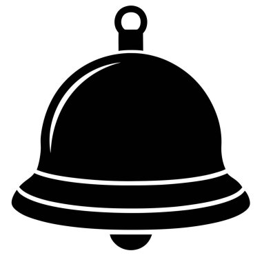 Üstünde zil olan bir çan.