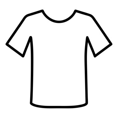 Beyaz arkaplanda bir t-shirt özeti