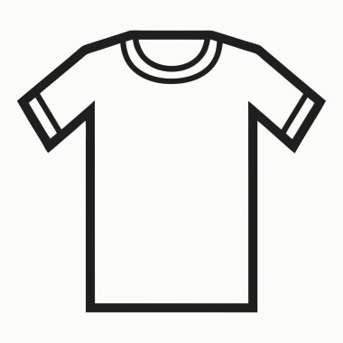 Beyaz arkaplanda bir t-shirt özeti