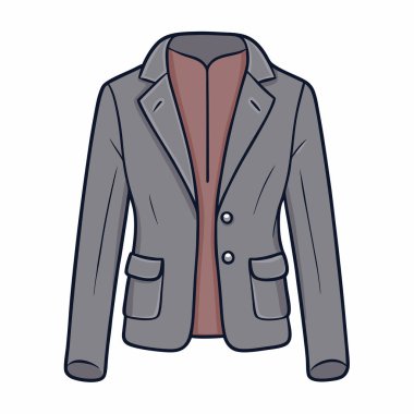 Ceket moda karikatürü