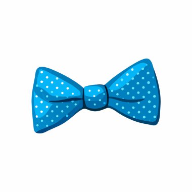 Vektör çizimi. Kravat. Mavi kravat. beyaz arkaplanda izole edilmiş.