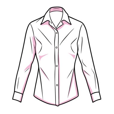 Gömleğin vektör illüstrasyonu