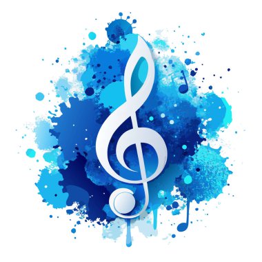 nota arkaplanı ile müzik notaları