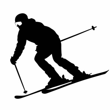 kayak sporu erkek vektör simgesi