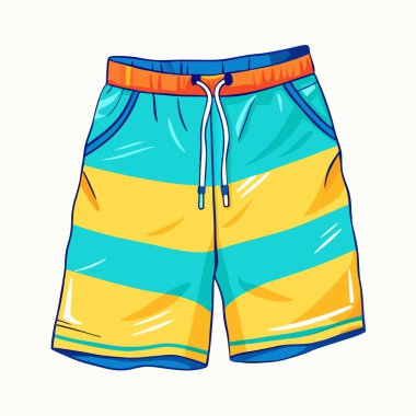 Şortların vektör illüstrasyonu