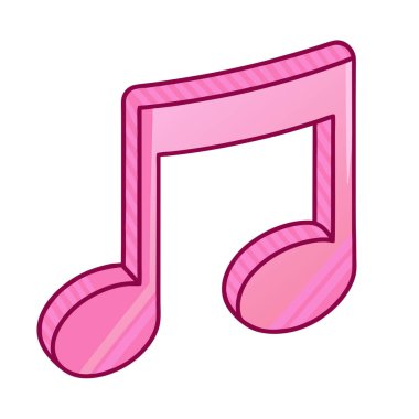 Pembe kalpli bir nota.