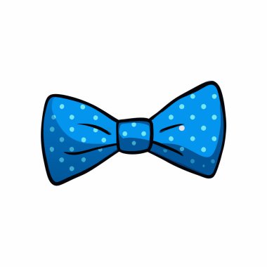 Bow tie simgesi, karikatür tarzı